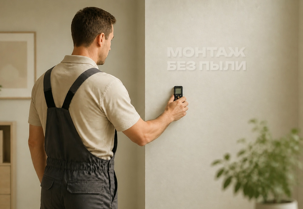 Монтаж натяжных потолков без пыли в Гомеле